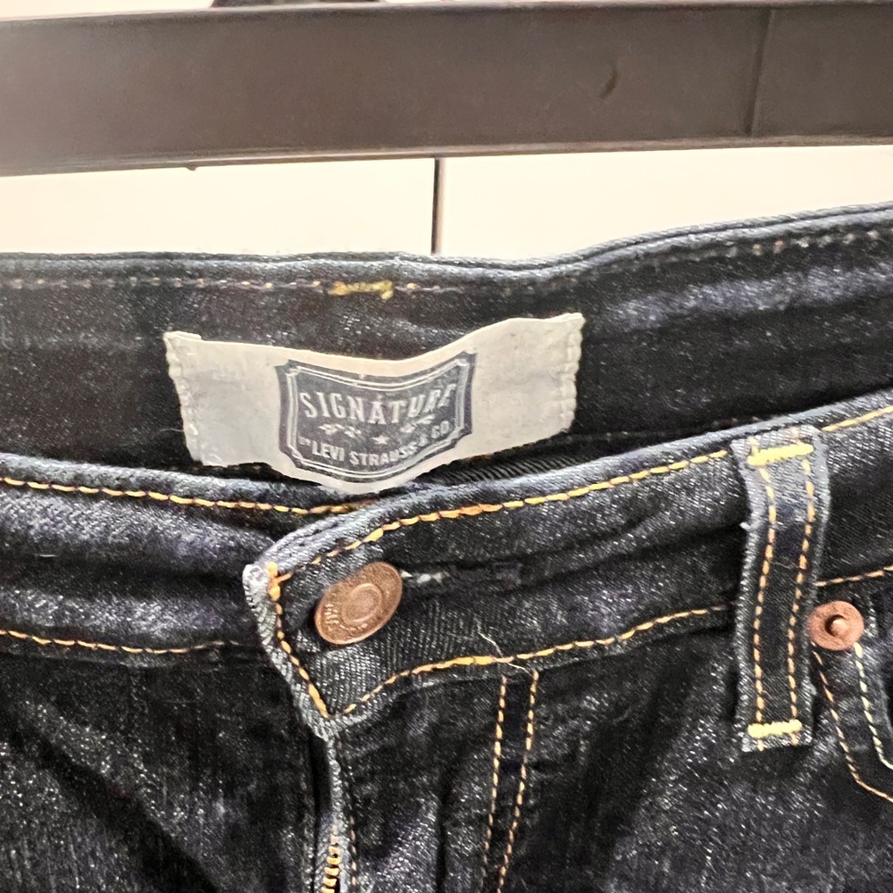 Levi's Dark Blue Jean Shorts